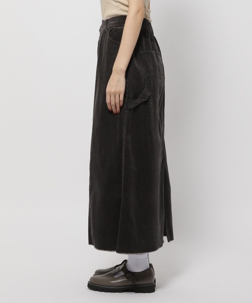 niko and...（ニコアンド）の「ホニョコールペインタースカート（スカート・レディース・アイボリー/チャコール/グリーン・LARGE/MEDIUM）」の21枚目の写真