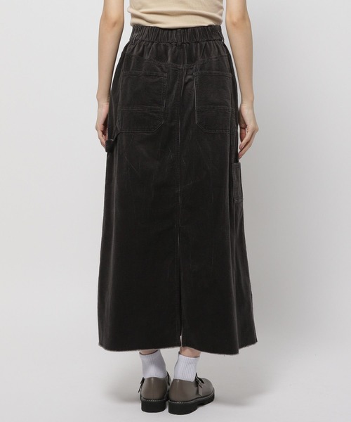 niko and...（ニコアンド）の「ホニョコールペインタースカート（スカート・レディース・アイボリー/チャコール/グリーン・LARGE/MEDIUM）」の22枚目の写真