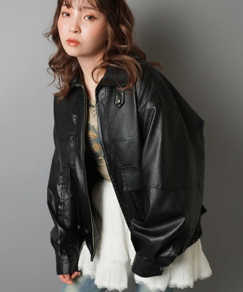 セール】3サイズ展開/A-2ジャケットブルゾン/短丈アウター（その他