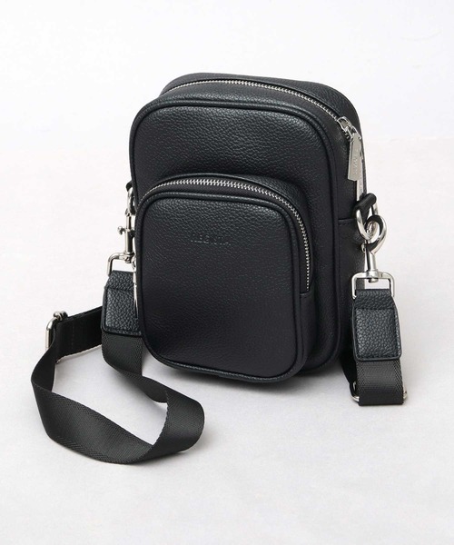 スプリットレザー（牛床革） 縦型 スクエア ミニショルダー