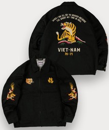 ✅新品　ベトジャン　スカジャン　スーベニアジャケット　ミリタリー　ブラック　L スーベニア」に該当するメンズのジャケット/アウター（ブラック