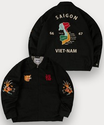 ✅新品　ベトジャン　スカジャン　スーベニアジャケット　ミリタリー　ブラック　L スーベニア」に該当するジャケット/アウターファッション通販