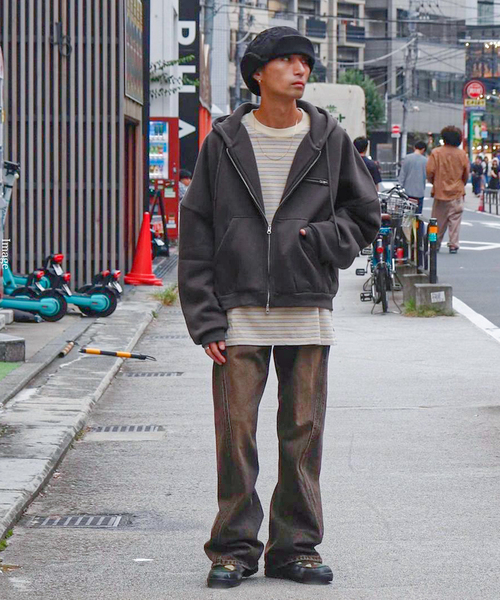 WISM(ウィズム)の「【INTODUSK / イントゥダスク】FULLZIP HOODIE(パーカー・メンズ・ブラック系その他・MEDIUM/LARGE)」の5枚目の写真