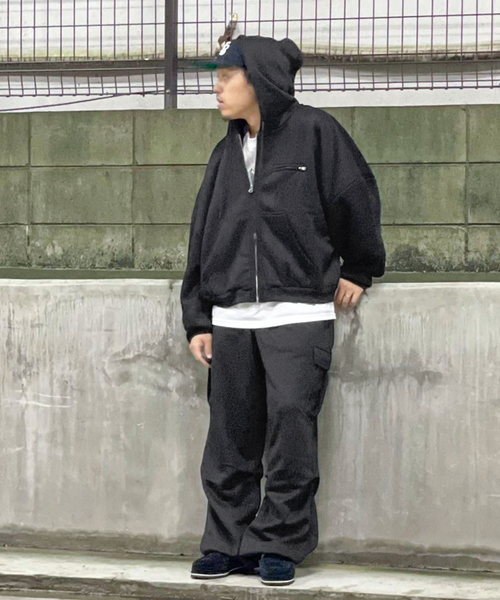WISM(ウィズム)の「【INTODUSK / イントゥダスク】FULLZIP HOODIE(パーカー・メンズ・ブラック系その他・MEDIUM/LARGE)」の8枚目の写真