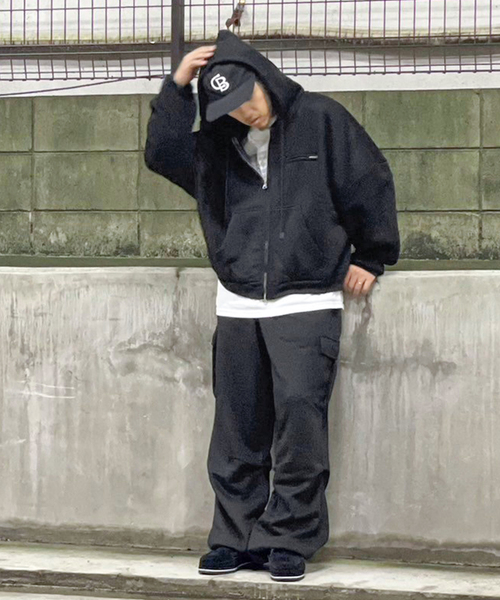WISM(ウィズム)の「【INTODUSK / イントゥダスク】FULLZIP HOODIE(パーカー・メンズ・ブラック系その他・MEDIUM/LARGE)」の10枚目の写真