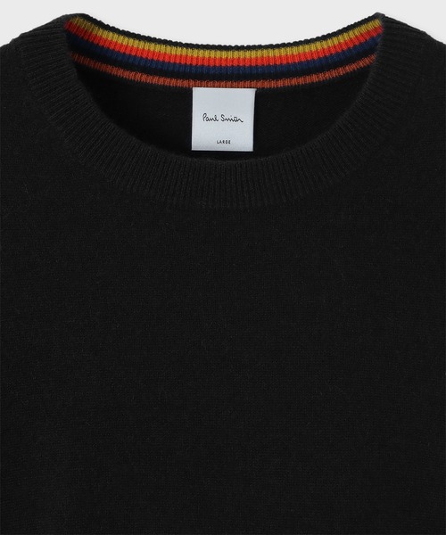Paul Smith(ポールスミス)の「アーティストストライプポイント カシミヤ ニット / 243400 278Y(ニット/セーター・メンズ・ブラック/インディゴブルー・LARGE/MEDIUM/X-LARGE)」の5枚目の写真