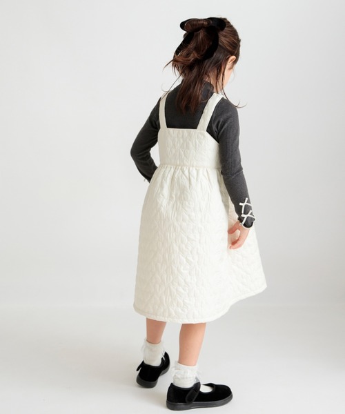 BRANSHES(ブランシェス)の「【モチモチニットソー】袖リボン付き長袖Tシャツ(Tシャツ/カットソー・キッズ・ピンク/アイボリー/チャコールグレー・80/100/90/140/150/120/130/110)」の11枚目の写真