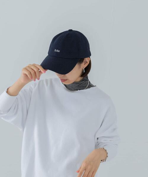 URBAN RESEARCH（アーバンリサーチ）の「メルトンロゴキャップ（キャップ・レディース・チャコールグレー/ブラウン/ネイビー・FREE）」の21枚目の写真