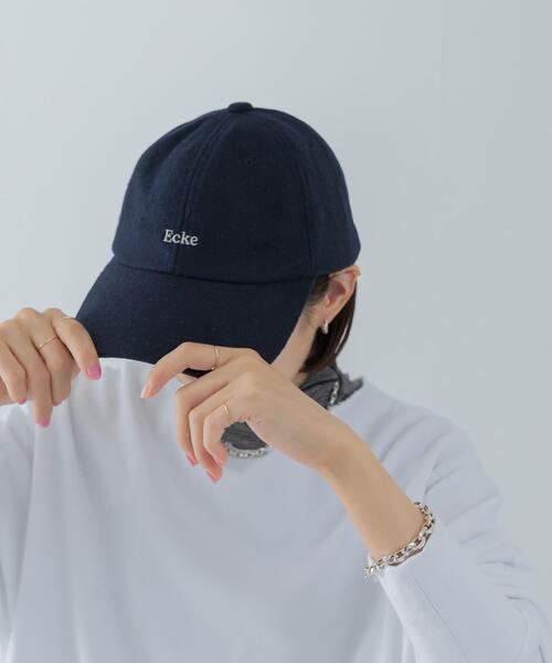 URBAN RESEARCH（アーバンリサーチ）の「メルトンロゴキャップ（キャップ・レディース・チャコールグレー/ブラウン/ネイビー・FREE）」の19枚目の写真