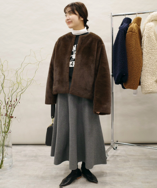 スローブイエナ　Mink Fake fur Coat SLOBE IENA（スローブイエナ）の「Mink Fake fur Coat（その他