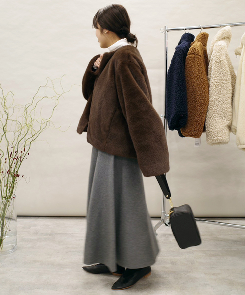 スローブイエナ　Mink Fake fur Coat SLOBE IENA Mink Fake fur Coat