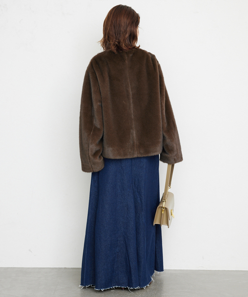 SLOBE IENA（スローブイエナ）の「Mink Fake fur Coat（その他アウター