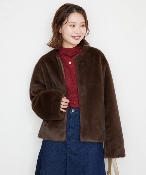 スローブイエナ　Mink Fake fur Coat SLOBE IENA（スローブイエナ）の「Mink Fake fur Coat（その他