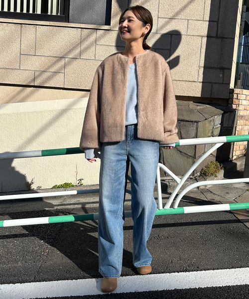 SLOBE IENA（スローブイエナ）の「Mink Fake fur Coat（その他