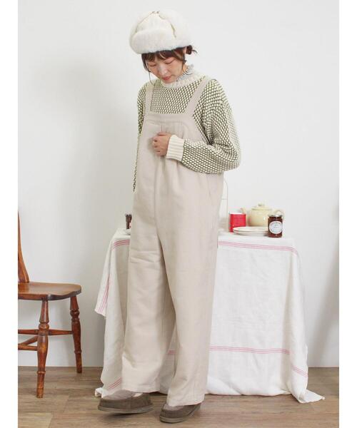 Samansa Mos2（サマンサ モスモス）の「ウール混タックサロペット