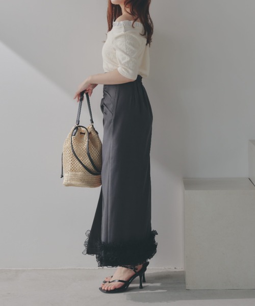 【完売品】ECRELフリルヘムスリットスカパン 完売品】ECRELフリルヘムスリットスカパン - メルカリ