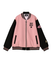 MARY QUANT マリクワ ピカチュウロゴワッペン ブルゾン スタジャン