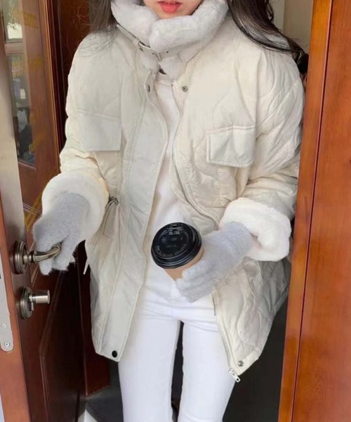 Doula Doula（ドゥーラドゥーラ）の「裏ボアキルティングドロスト