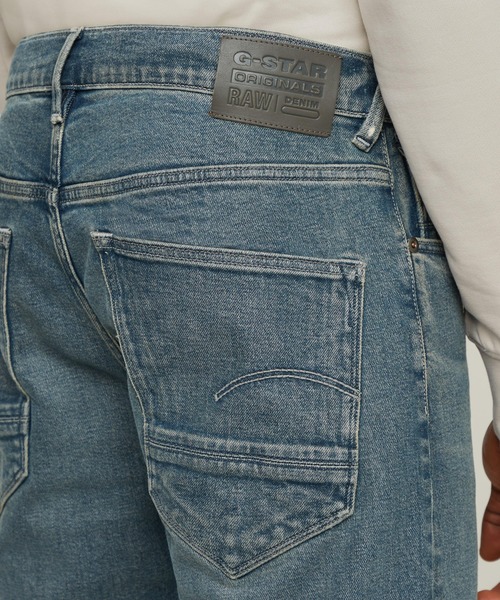 G-STAR(ジースター)の「MORRY FWD REGULAR TAPERED JEANS/ヴィンテージライクレギュラーテーパードジーンズ(デニムパンツ・メンズ・ダークインディゴブルー・28/30/30/30/32/30/34/30)」の5枚目の写真
