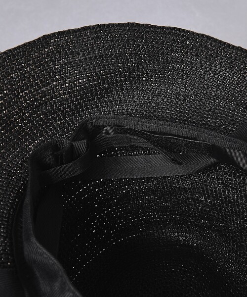UNITED ARROWS(ユナイテッドアローズ)の「RFA リボン ハット UV(ハット・レディース・ブラウン/ブラック/ナチュラル・FREE)」の4枚目の写真