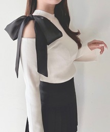 ワンショル」に該当するトップス（リボン）ファッション通販