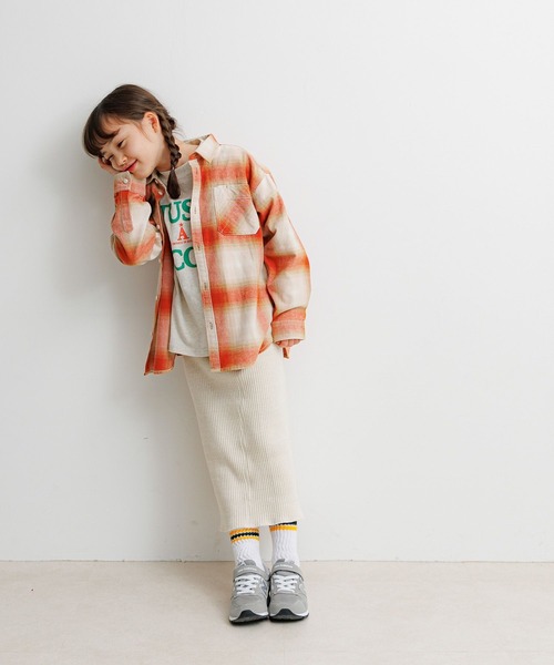 BAYFLOW（ベイフロー）の「[肌ざわり抜群!]ヴィンテージライクアソートシャツ(KIDS)（シャツ/ブラウス・キッズ・その他/ブルー/レッド・110cm/130cm/140cm/150cm/120cm）」の8枚目の写真