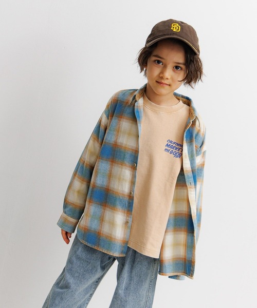 BAYFLOW（ベイフロー）の「[肌ざわり抜群!]ヴィンテージライクアソートシャツ(KIDS)（シャツ/ブラウス・キッズ・その他/ブルー/レッド・110cm/130cm/140cm/150cm/120cm）」の18枚目の写真