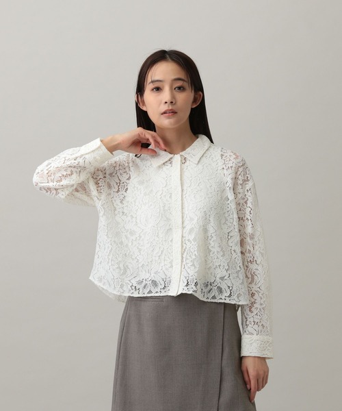 セール】MATINEE LINE/選べる着丈レースシャツ/288895（シャツ