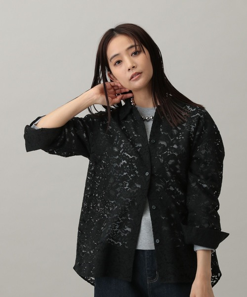 たー セール】MATINEE LINE/選べる着丈レースシャツ/288895（シャツ