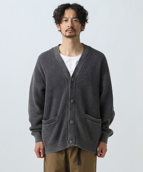 BAYFLOW（ベイフロー）の「フェードニットカーディガン（カーディガン/ボレロ・メンズ・チャコール/ブルー/ベージュ・MEDIUM/LARGE）」の7枚目の写真
