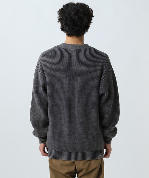 BAYFLOW（ベイフロー）の「フェードニットカーディガン（カーディガン/ボレロ・メンズ・チャコール/ブルー/ベージュ・MEDIUM/LARGE）」の9枚目の写真