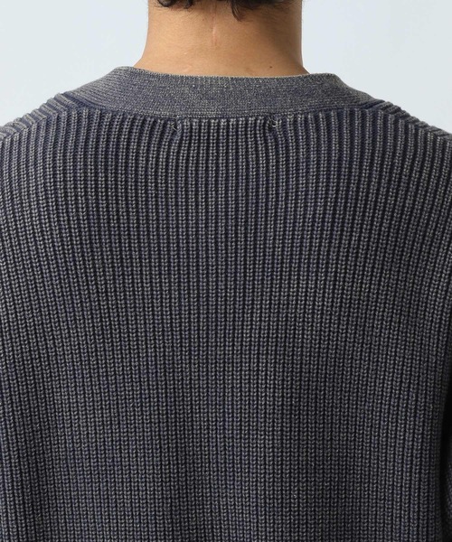 BAYFLOW（ベイフロー）の「フェードニットカーディガン（カーディガン/ボレロ・メンズ・チャコール/ブルー/ベージュ・MEDIUM/LARGE）」の10枚目の写真