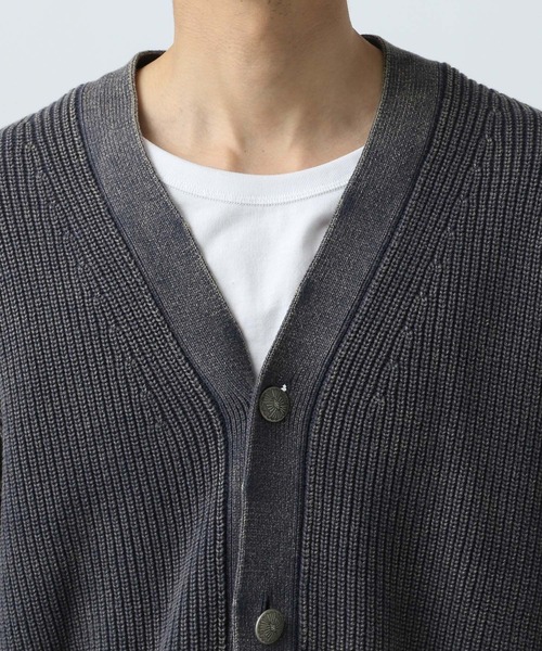 BAYFLOW（ベイフロー）の「フェードニットカーディガン（カーディガン/ボレロ・メンズ・チャコール/ブルー/ベージュ・MEDIUM/LARGE）」の11枚目の写真
