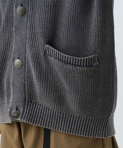 BAYFLOW（ベイフロー）の「フェードニットカーディガン（カーディガン/ボレロ・メンズ・チャコール/ブルー/ベージュ・MEDIUM/LARGE）」の14枚目の写真