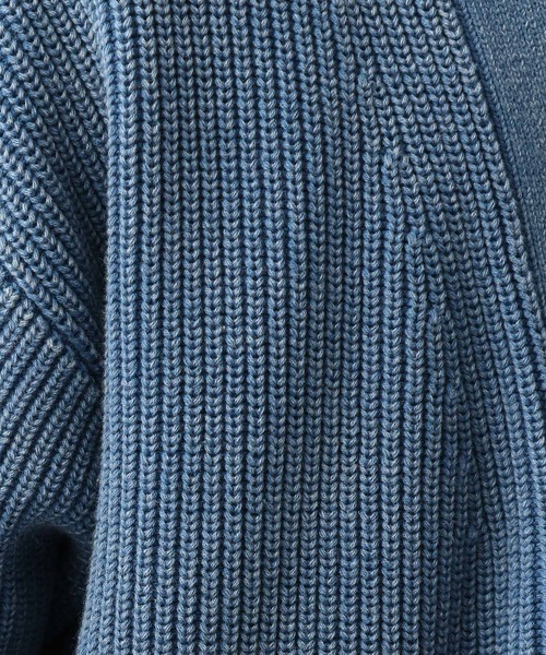 BAYFLOW（ベイフロー）の「フェードニットカーディガン（カーディガン/ボレロ・メンズ・チャコール/ブルー/ベージュ・MEDIUM/LARGE）」の17枚目の写真