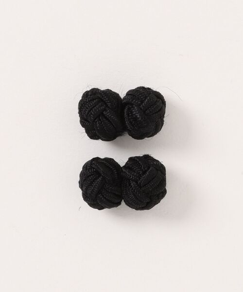 TAKA-Q（タカキュー）の「タカキュー ゴム カフス（カフリンクス・メンズ・ブルー/サックスブルー/ネイビー/ブラック/ホワイト×ブラック/ダークウッド・FREE）」の3枚目の写真