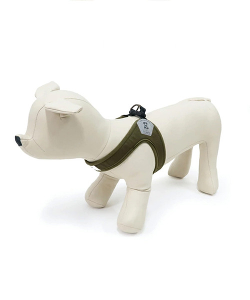 POST GENERAL(ポストジェネラル)の「ドッグスフォーピース / DOGS FOR PEACE トリエント防蚊加工イージーハーネス(リード/ハーネス/首輪・レディース・カーキ/ライトグレー・L)」の2枚目の写真