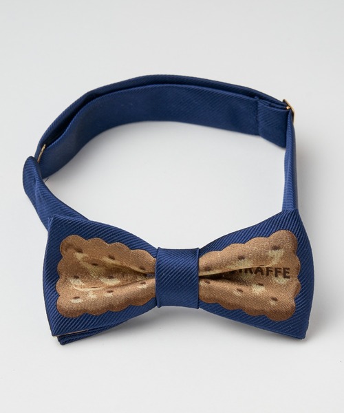 giraffe(ジラフ)の「TREATMEボウタイ(ビスケット)NAVY(蝶ネクタイ・メンズ・ネイビー・FREE)」の1枚目の写真