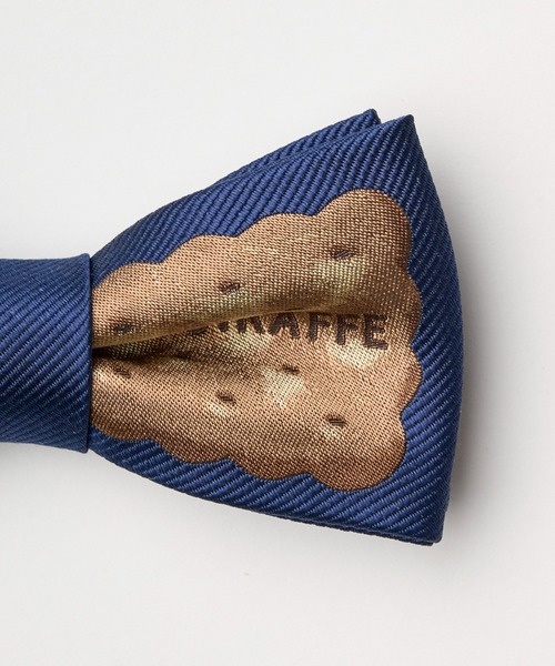 giraffe(ジラフ)の「TREATMEボウタイ(ビスケット)NAVY(蝶ネクタイ・メンズ・ネイビー・FREE)」の2枚目の写真