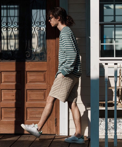 CAMBIO（カンビオ）の「mlt5075-ボーダースピンドルカットソー（Tシャツ/カットソー・メンズ・ブラック/ベージュ/グリーン・M/L/XL）」の15枚目の写真