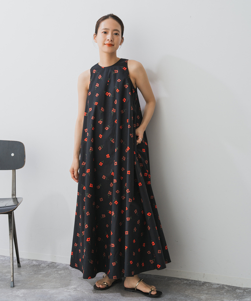 Spick & Span（スピックアンドスパン）の「Higuchi *S フラワープリントワンピース（ワンピース・レディース・マルチ・36/38）」の5枚目の写真