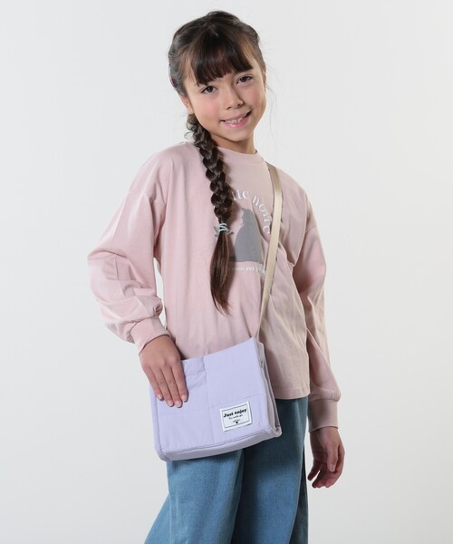 SHOO・LA・RUE（シューラルー）の「おでかけにもデイリーにも パテッドポシェット（ショルダーバッグ・キッズ・ピンク/パープル・00）」の13枚目の写真