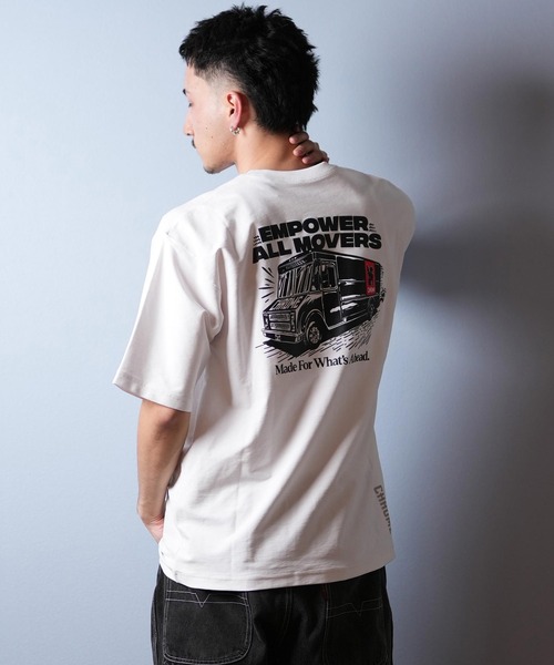 CHROME/クローム オーバーサイズ/バックプリントTシャツ JP263