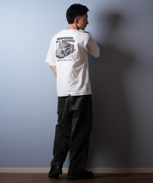 CHROME/クローム オーバーサイズ/バックプリントTシャツ JP263
