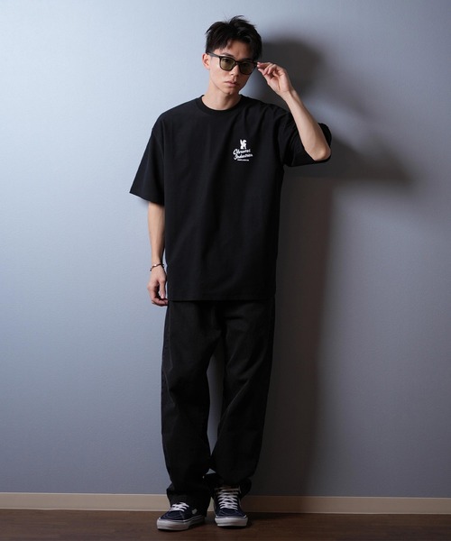 CHROME/クローム オーバーサイズ/バックプリントTシャツ JP263