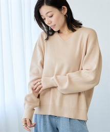 オーバーサイズ」に該当するレディースのニット/セーター（ベージュ系