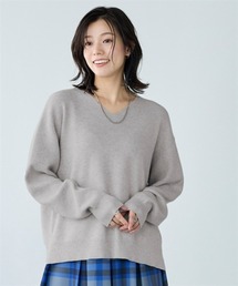ニット セーター マシュマロVネックプルオーバー レディース マシュマロ」に該当するレディースのニット/セーター