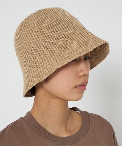 CITEN（シテン）の「＜CITEN＞ラインベルハット（ハット・レディース・ブラック/ベージュ・FREE）」の3枚目の写真