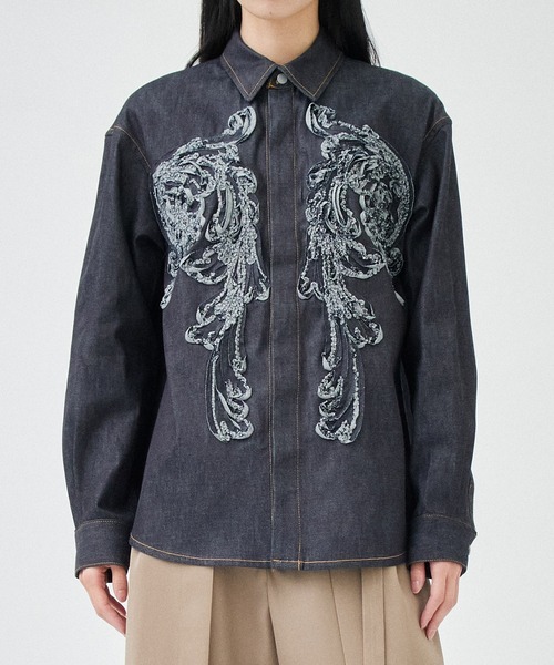 TAAKK DENIM SHIRT　ターク　デニムシャツ【期間限定のお値下げ中】 TAAKK/ターク】DENIM SHIRTS/デニムシャツ（シャツ/ブラウス