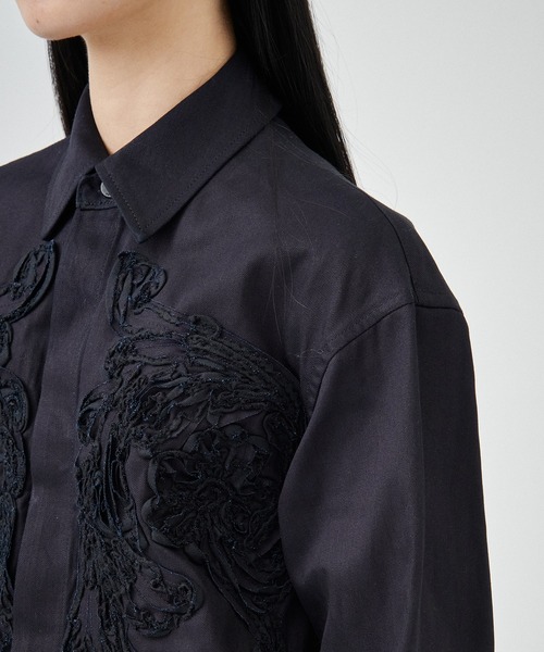 TAAKK（ターク）の「【TAAKK/ターク】DENIM SHIRTS/デニムシャツ（シャツ/ブラウス・レディース・ブラック/ダークインディゴブルー・1/2）」の20枚目の写真